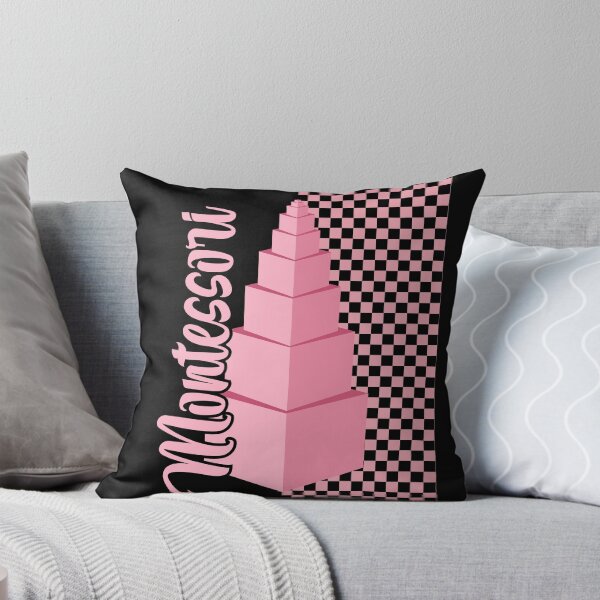 Item preview, Montessori Pink Tower Educator Gift | Sensorial Learning Material Art black designed and sold by TeyMank.