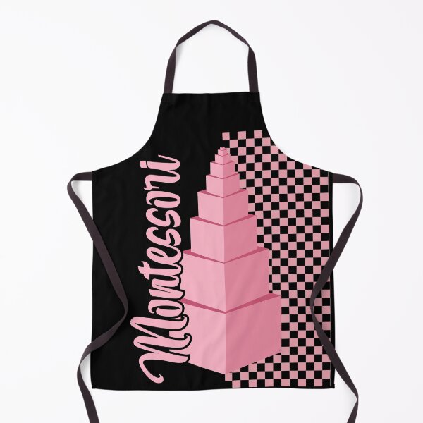Item preview, Montessori Pink Tower Educator Gift | Sensorial Learning Material Art black designed and sold by TeyMank.