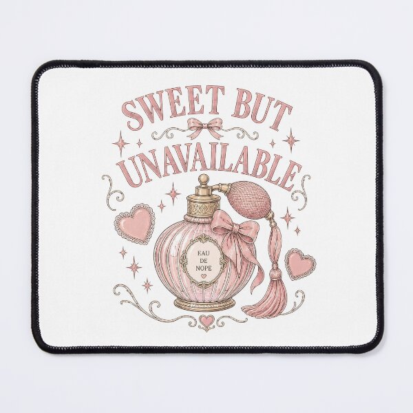 Item preview, Sweet But Unavailable - Vintage Perfume Coquette designed and sold by AnteesocialTees.