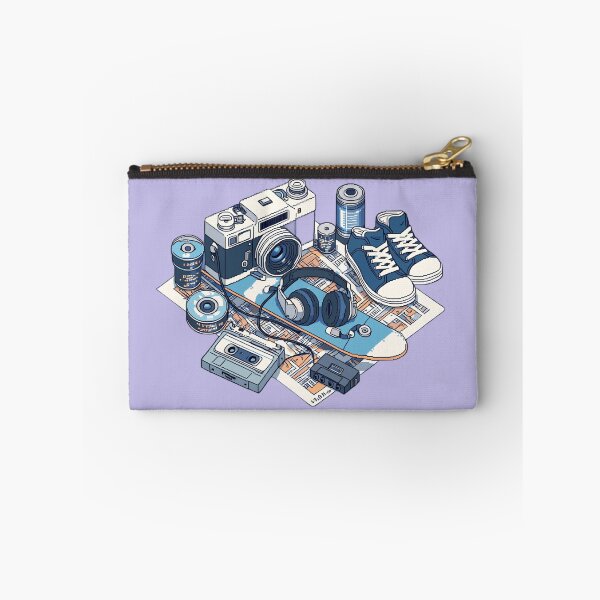 Item preview, Skateboard and Film Pixel Art Aesthetic designed and sold by NijiWorld.