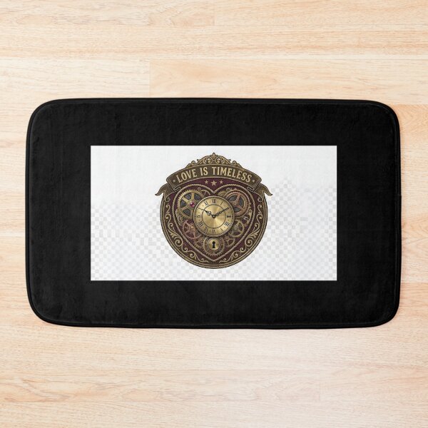 Item preview, Love Is Timeless Mechanical Vintage Heart Graphic designed and sold by eihabo.