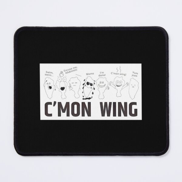 Item preview, C'Mon Wing Funny Chicken Wing Fan Gift designed and sold by Charles Elliott.