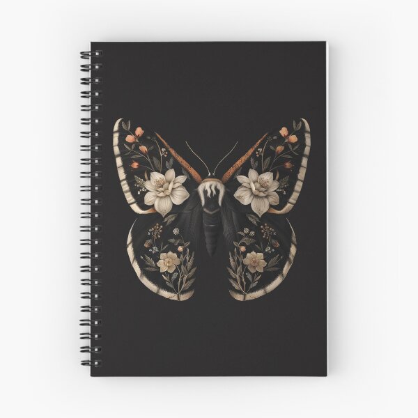 Item preview, Dark Bloom Moth Botanical Art designed and sold by GoodOldPrints4.