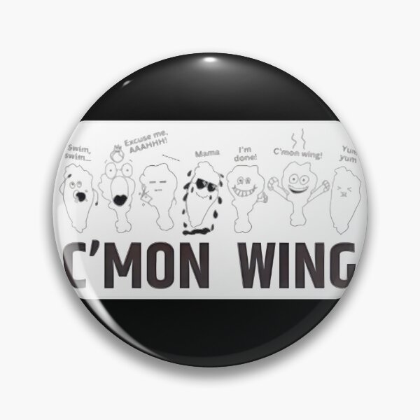 Artikelvorschau, C'Mon Wing – Lustiges Geschenk für Hühnerflügel-Fans entworfen und verkauft von Charles Elliott.