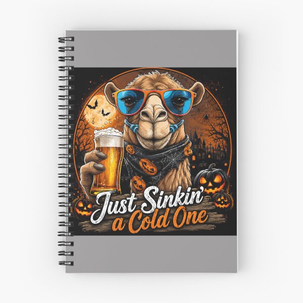 Item preview, Halloween Camel Beer Gift – Funny Funny Spooky Drinking Design – Just Sinkin' a Cold One Halloween – Funny Beer T-Shirt designed and sold by Grang Art Artistic Designs.