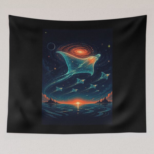 Item preview, Voyagers Beneath the Burning Galaxy  designed and sold by Sketchlegacy.