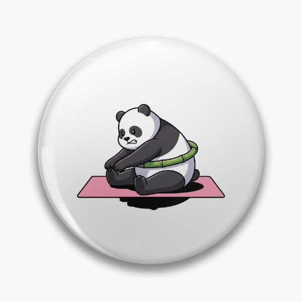 Item preview, Funny Panda Bamboo Hula Hoop Fitness Yoga Mat designed and sold by Rare By Hero.