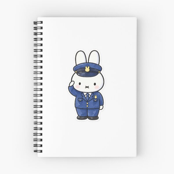 Item preview, Police officer miffy designed and sold by Jadedoodle.