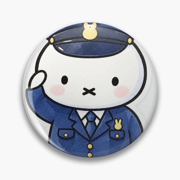 Item preview, Police officer miffy  designed and sold by Jadedoodle.