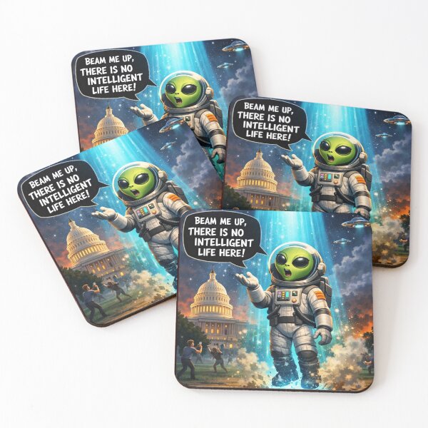 Item preview, BEAM ME UP THERE IS NO INTELLIGENT LIFE HERE designed and sold by PRINTSCHARMINGM.