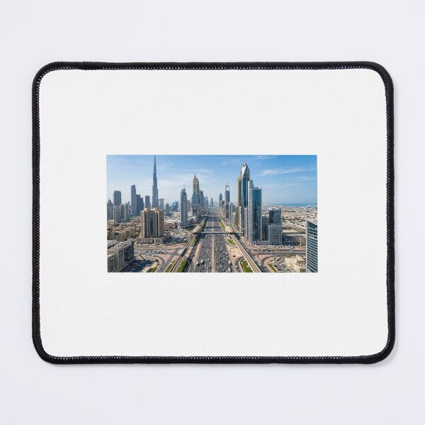 Item preview, Sheikh Zayed Road Dubai - Aerial Urban View designed and sold by MiniBuildPrints.
