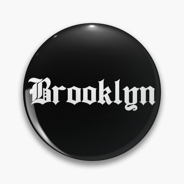 Item preview, Brooklyn in white gothic designed and sold by Hoods and Boros.