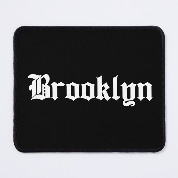 Item preview, Brooklyn in white gothic designed and sold by Hoods and Boros.