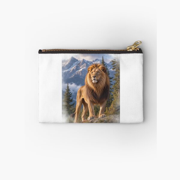 Item preview, Majestic Mountain Lion Wildlife – Wild Lion in Alpine Mountains designed and sold by Prince Tripathi .