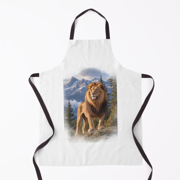 Item preview, Majestic Mountain Lion Wildlife – Wild Lion in Alpine Mountains designed and sold by Prince Tripathi .
