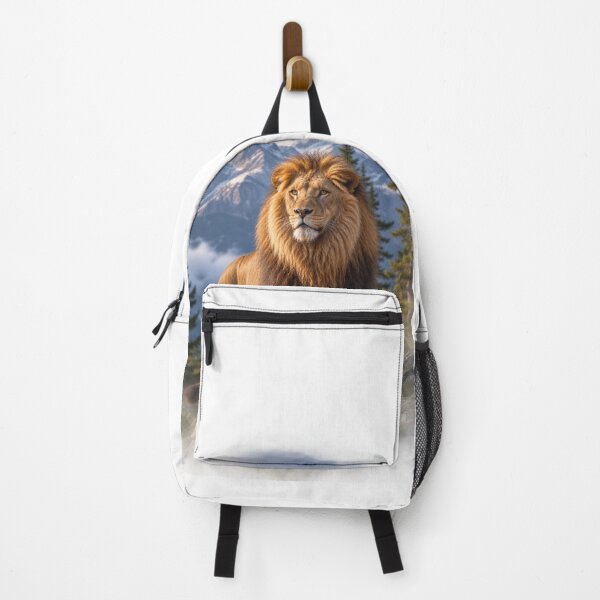 Item preview, Majestic Mountain Lion Wildlife – Wild Lion in Alpine Mountains designed and sold by Prince Tripathi .