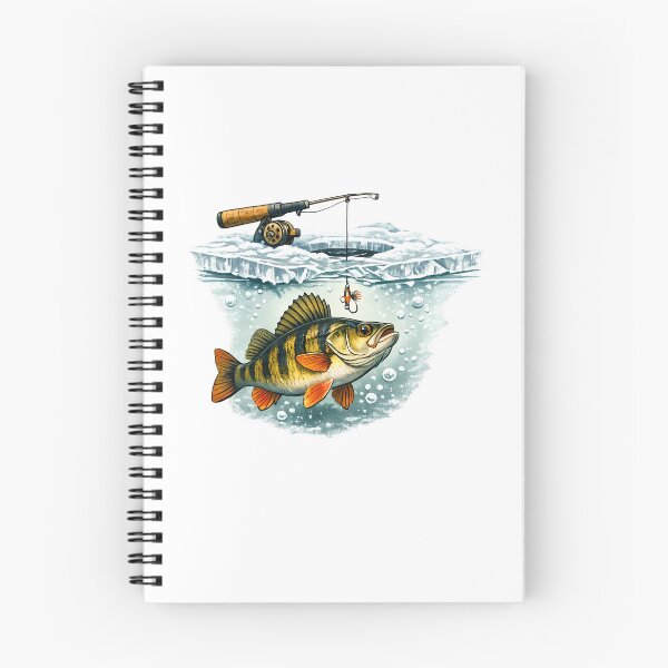 Item preview, Yellow perch through clear ice designed and sold by Daily Quirk.