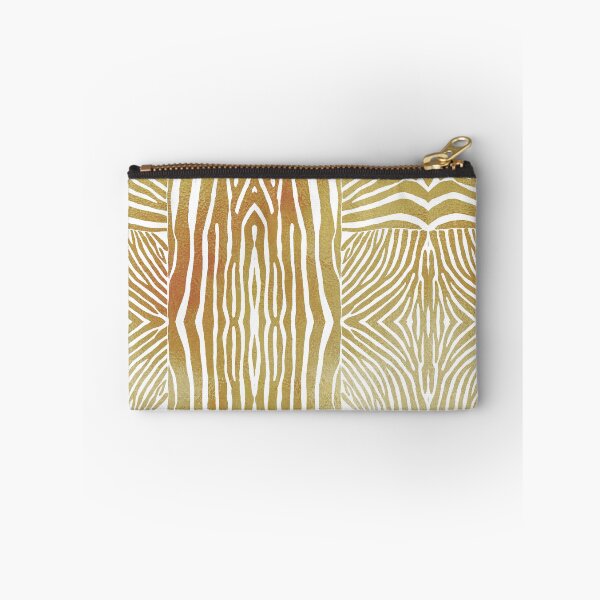 Item preview, Hand drawn gold zebra stripes designed and sold by Anne Londez Studio.