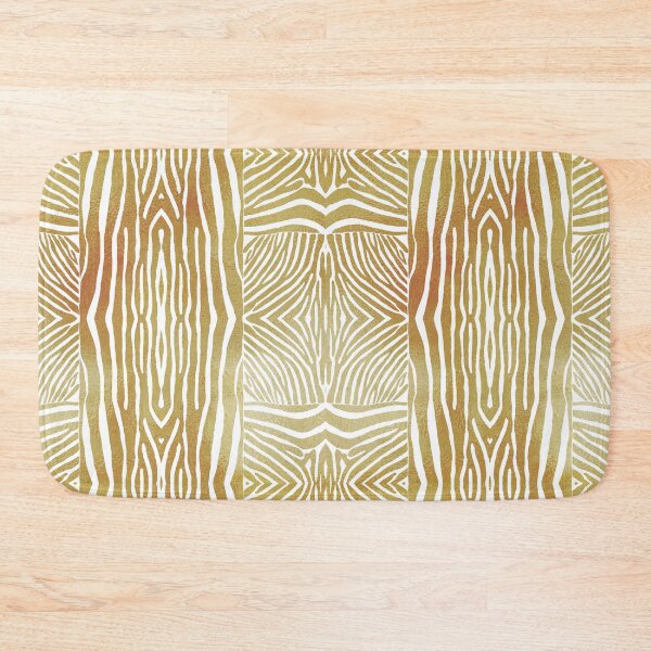 Item preview, Hand drawn gold zebra stripes designed and sold by Anne Londez Studio.