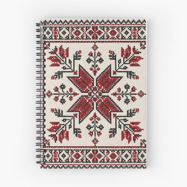 Item preview, Palestinian Tatreez Geometric Embroidery | Traditional Cross Stitch Art designed and sold by BrainCurves.