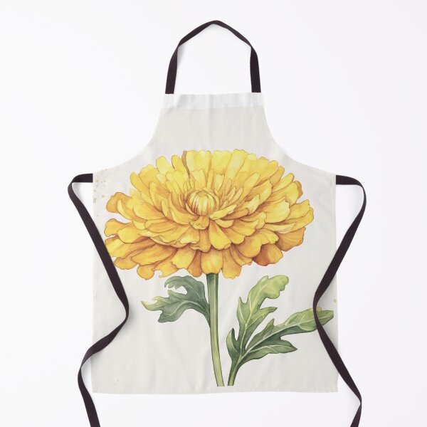 Item preview, October Birth Flower Marigold | Elegant Watercolor Botanical | Vintage Floral designed and sold by lisa-diver.