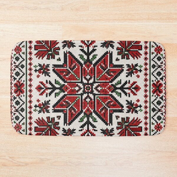 Item preview, Traditional Palestinian Tatreez Pattern | Intricate Floral Cross Stitch Design designed and sold by BrainCurves.