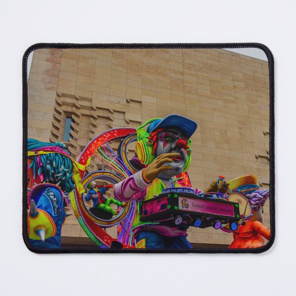 Item preview, Colorful Carnival Parade Float With Giant Clown Sculptures and Festive Street Performers designed and sold by Nmallia.