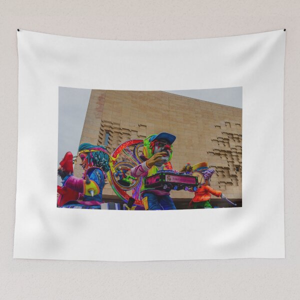 Item preview, Colorful Carnival Parade Float With Giant Clown Sculptures and Festive Street Performers designed and sold by Nmallia.