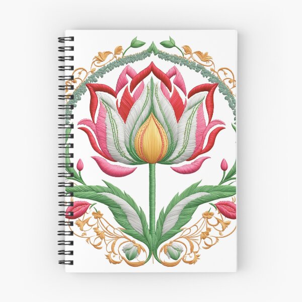 Item preview, Tulip Folk Embroidery Mandala Clipart Collection 1 designed and sold by PlayPlearnZone.