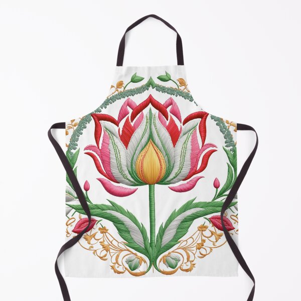 Item preview, Tulip Folk Embroidery Mandala Clipart Collection 1 designed and sold by PlayPlearnZone.