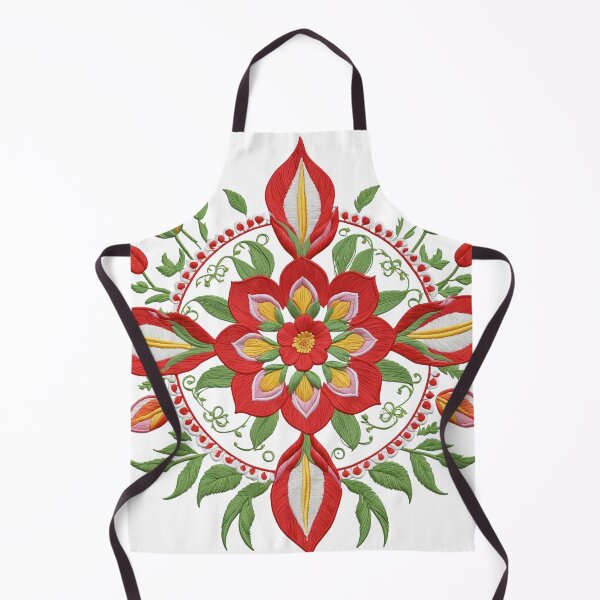 Item preview, Tulip Folk Embroidery Mandala Clipart Collection 2 designed and sold by PlayPlearnZone.