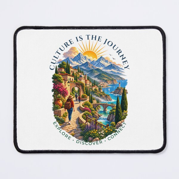 Item preview, Culture Is The Journey – Vintage European Travel Wanderlust Art designed and sold by ArtsyExplorer.