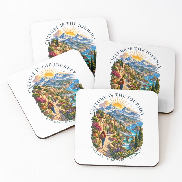 Item preview, Culture Is The Journey – Vintage European Travel Wanderlust Art designed and sold by ArtsyExplorer.