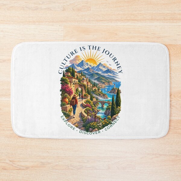 Item preview, Culture Is The Journey – Vintage European Travel Wanderlust Art designed and sold by ArtsyExplorer.