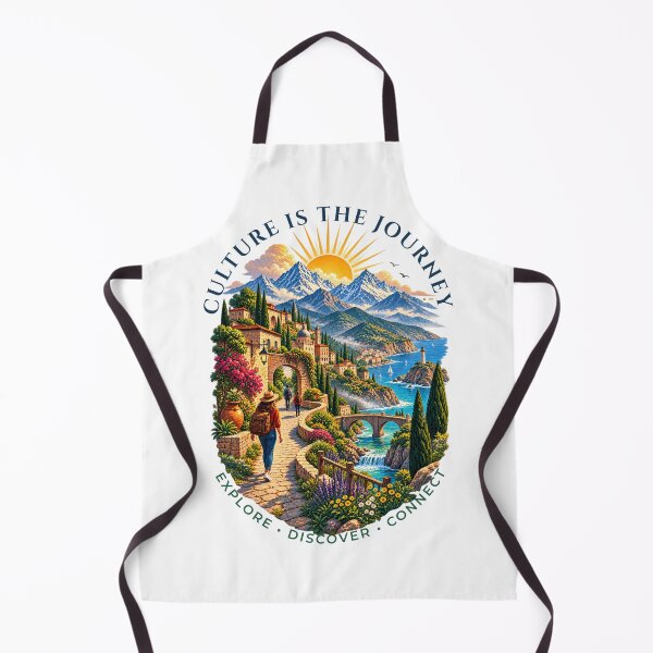 Item preview, Culture Is The Journey – Vintage European Travel Wanderlust Art designed and sold by ArtsyExplorer.