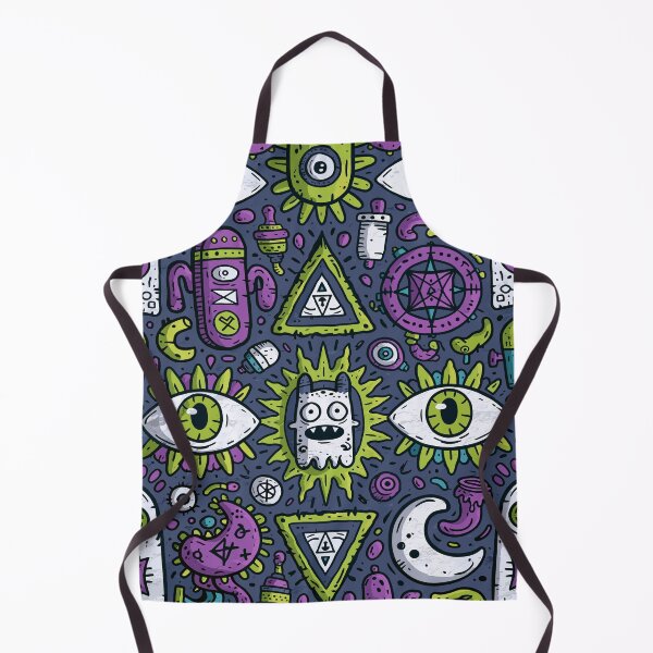 Item preview, Whimsical Psychedelic Monster Eyes Pattern Art designed and sold by Romgora.