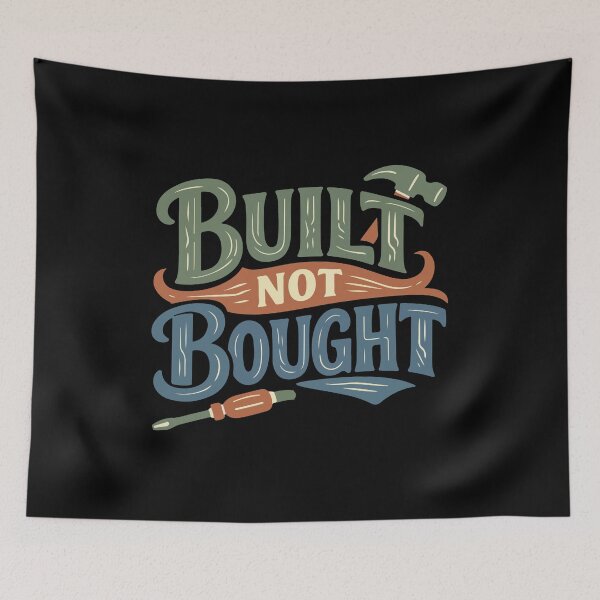 Item preview, Built Not Bought Dad – Craftsmanship Gift  – Father’s Day Gift designed and sold by stylishdzign.