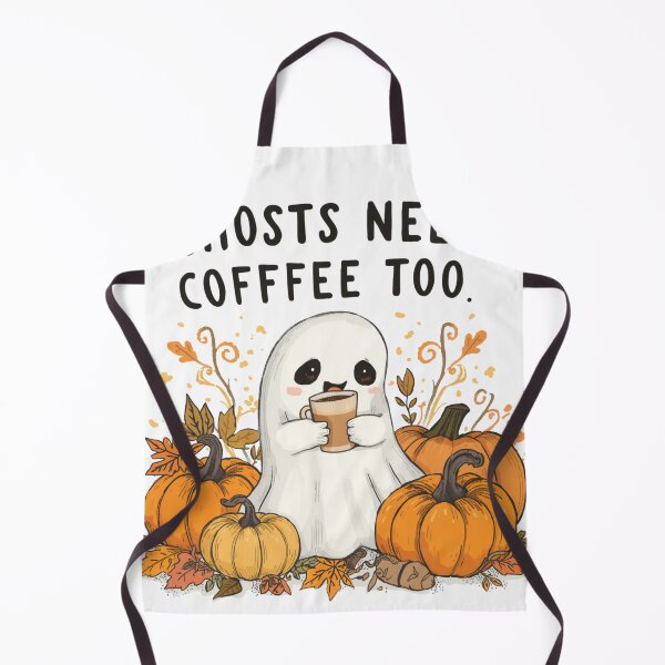 Item preview, Ghosts Need Coffee Too designed and sold by catcurio.