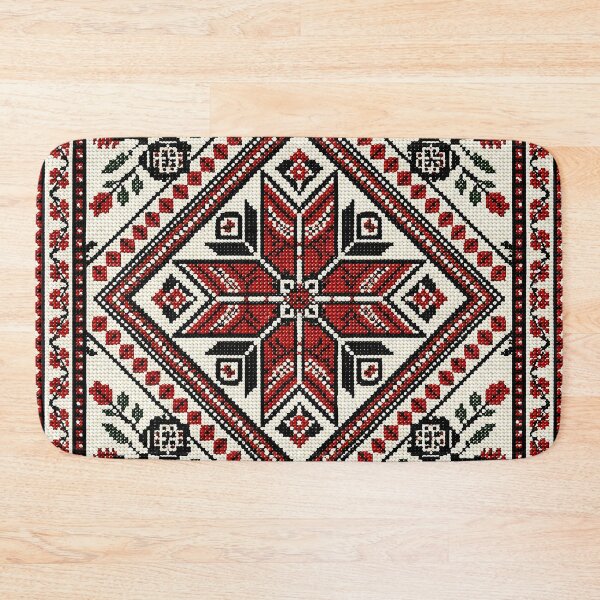 Item preview, Palestinian Tatreez Folk Embroidery | Geometric Cross Stitch Pattern designed and sold by BrainCurves.