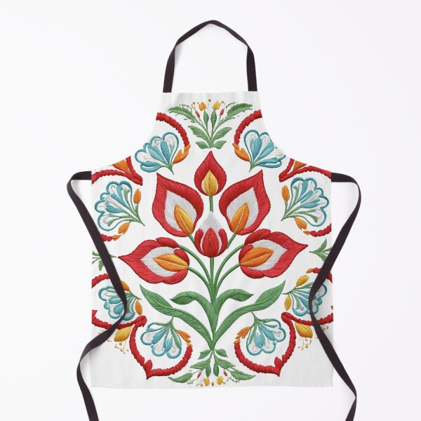 Item preview, Tulip Folk Embroidery Mandala Clipart Collection 5 designed and sold by PlayPlearnZone.