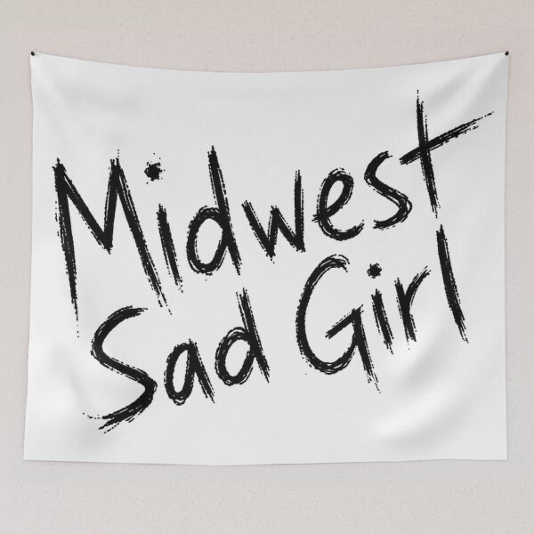 Item preview, Midwest Sad Girl logo designed and sold by Azukas-Designs.