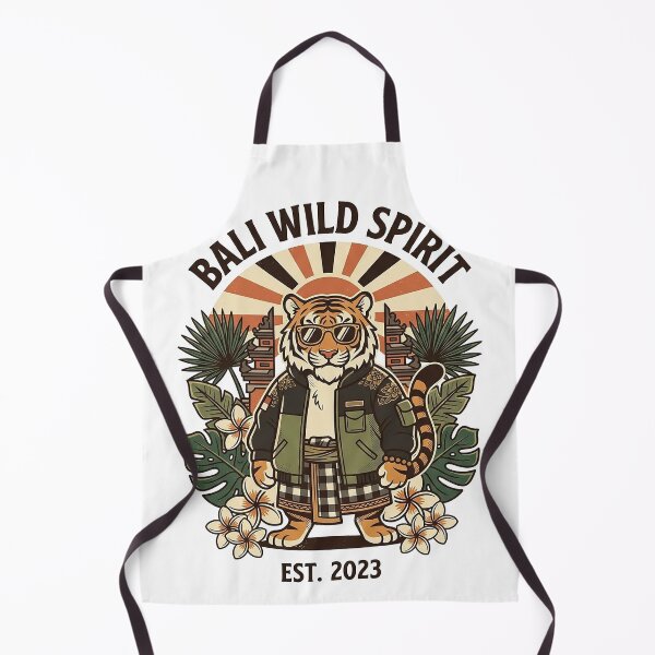 Item preview, Bali Wild Spirit Tiger Tropical Vintage Island designed and sold by cannsuh.