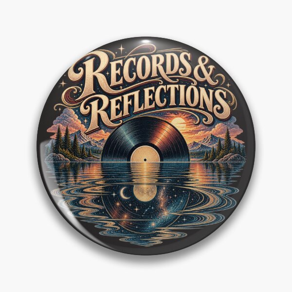 Item preview, Records and Reflections – Cosmic Vinyl Art designed and sold by Golden Era Studio.