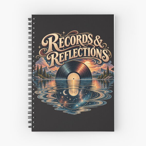 Item preview, Records and Reflections – Cosmic Vinyl Art designed and sold by Golden Era Studio.