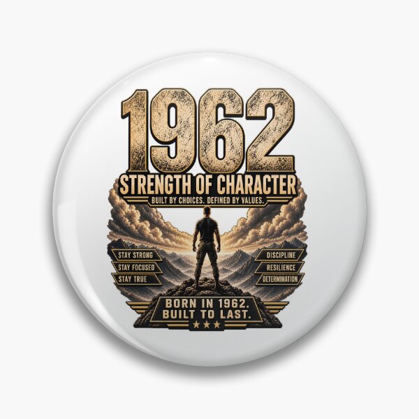 Item preview, Born in 1962 Strength of Character designed and sold by JMDG Studio.
