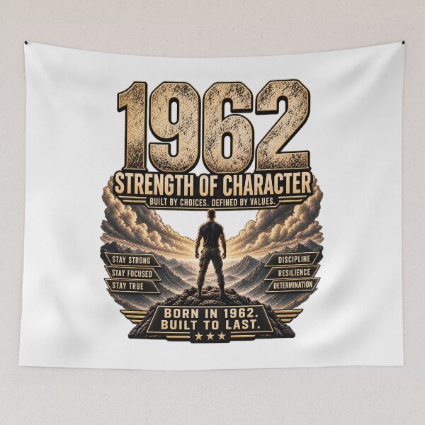 Item preview, Born in 1962 Strength of Character designed and sold by JMDG Studio.