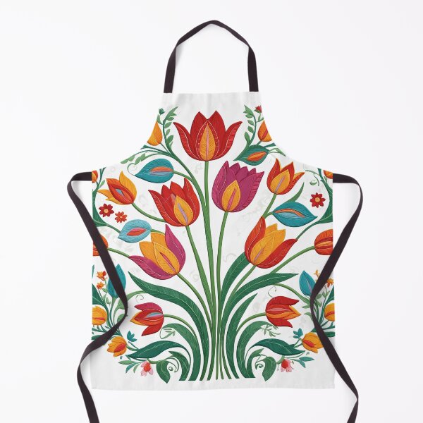 Item preview, Tulip Folk Embroidery Mandala Clipart Collection 8 designed and sold by PlayPlearnZone.