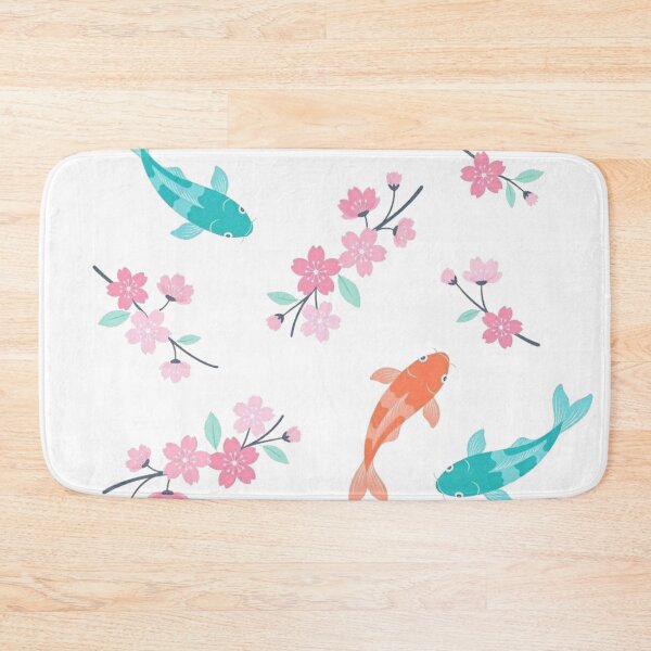 Item preview, Japanese Koi Fish & Cherry Blossom Pattern - Sakura Floral designed and sold by Dabis26.