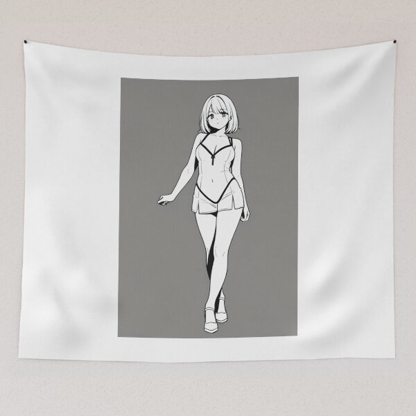 Item preview, Art - Anime Inspired Illustration, Modern Suggestive Pose designed and sold by AnimeShin.