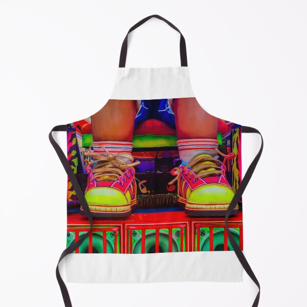 Item preview, Colorful Neon Clown Shoes On Carnival Float With Illuminated Speakers And Festival Vibes designed and sold by Nmallia.